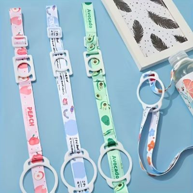 2-in-1 Portable Water Bottle Shoulder Strap – Adjustable Crossbody Drink Carrier with Secure Bottle Holder for Mineral Water, Sports Bottles & Outdoor Travel
